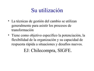Gestion del cambio | PPT