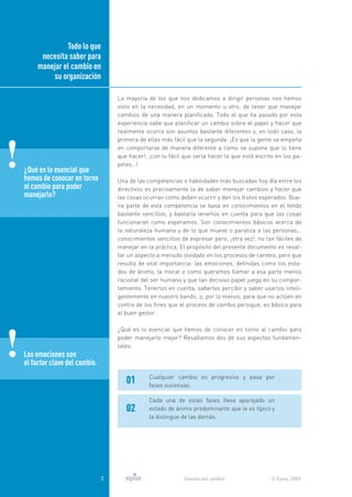 Gestion del cambio: Todo lo que necesita saber para gestionar el cambio ...