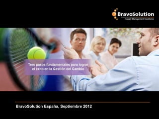 BravoSolution España, Septiembre 2012
 