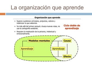 La organización que aprende