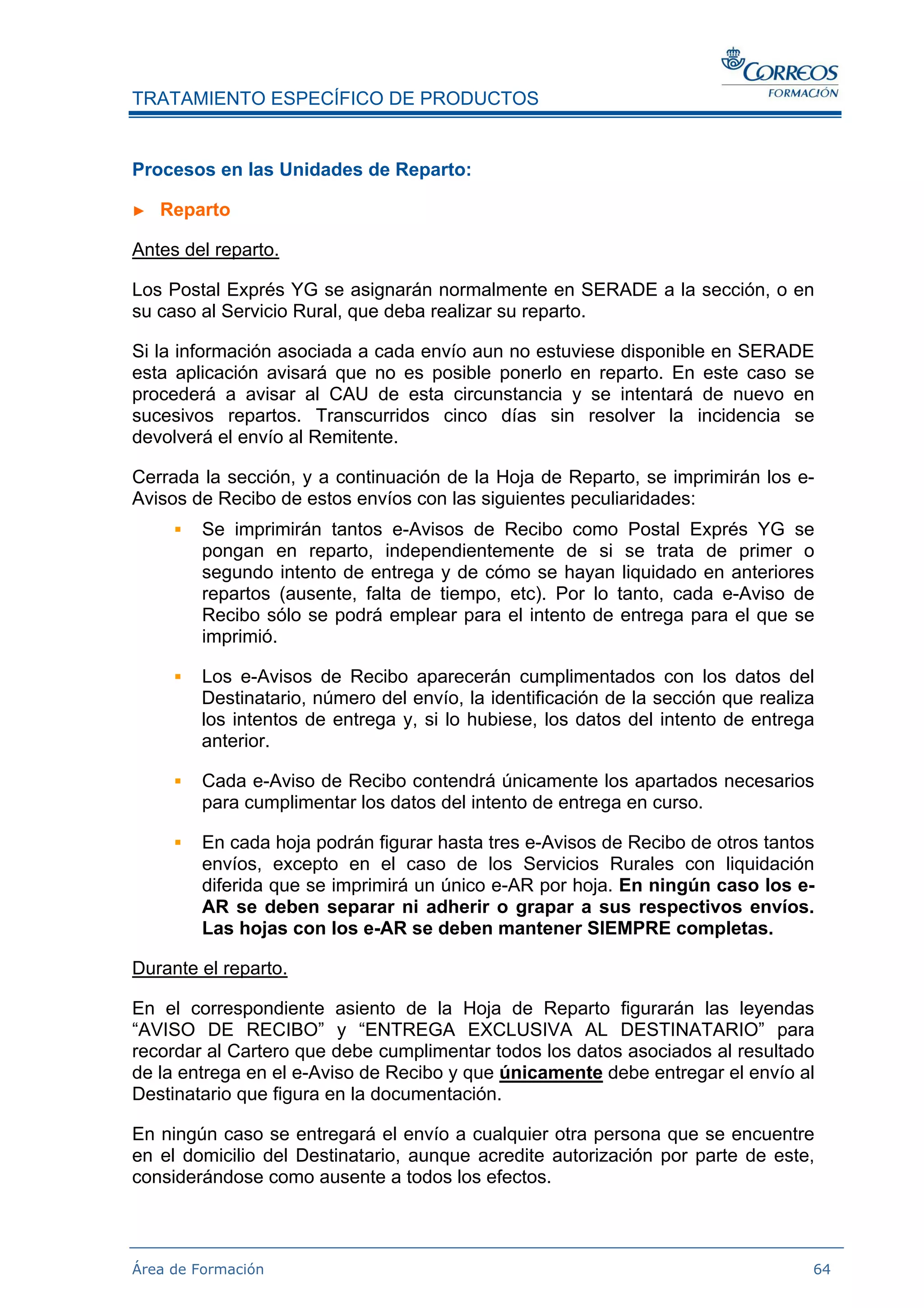 Gestion De Los Procesos En Distribucion