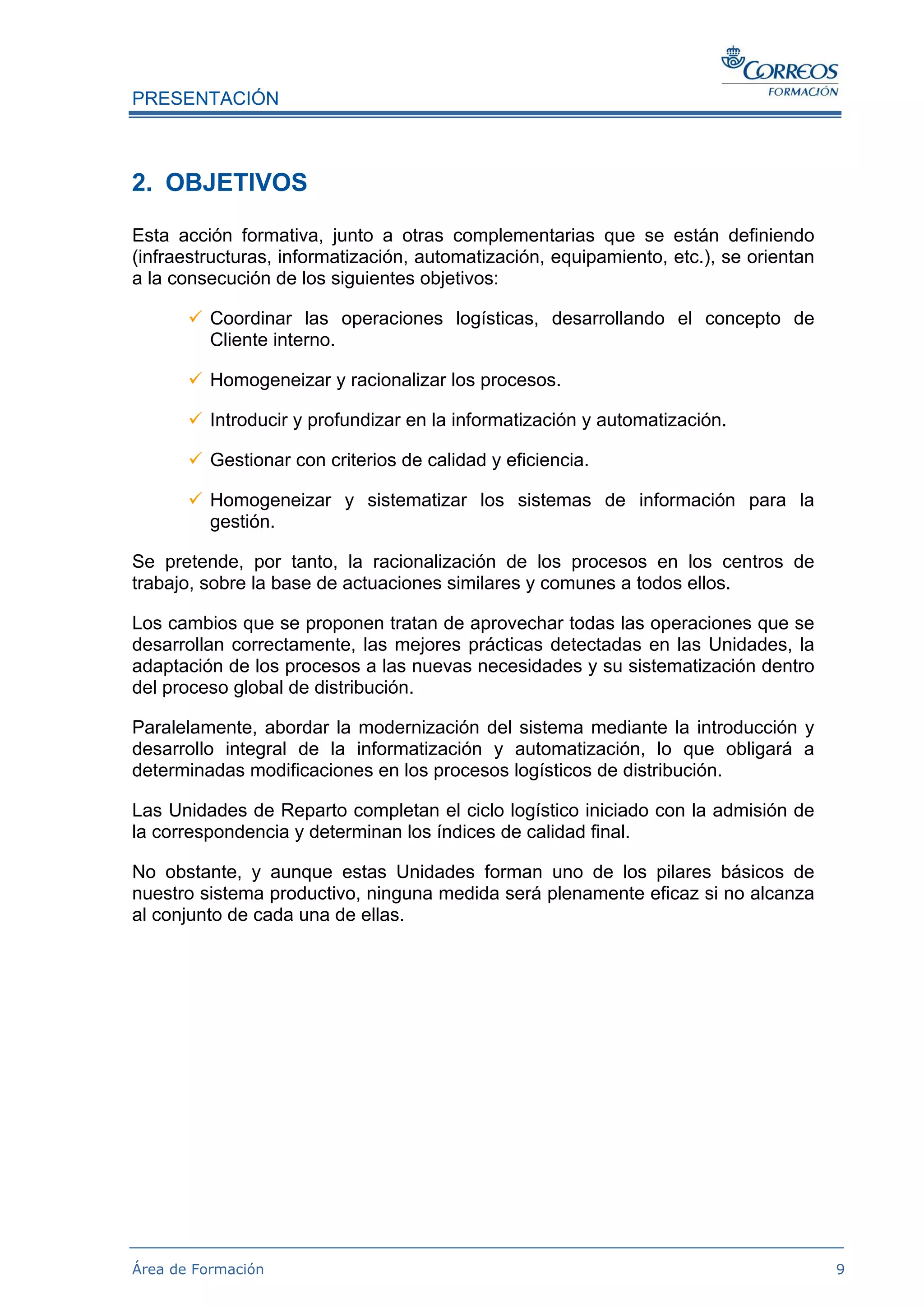 Gestion De Los Procesos En Distribucion