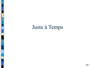 169
Juste à Temps
 