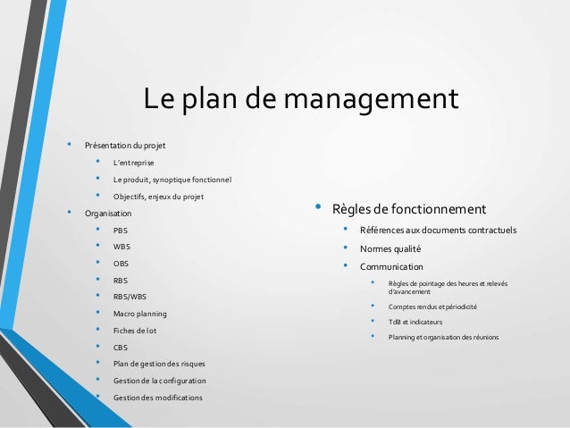 Exemple Plan De Management  Image to u