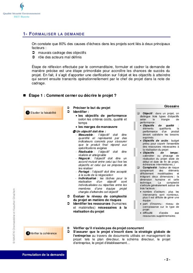 Gestion de projet 01