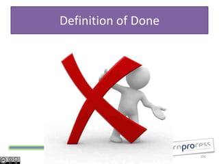 Definition of Done




    GDP avec Scrum │ © Pierre E. Neis   100
 