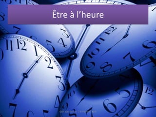 Être à l’heure




  GDP avec Scrum │ © Pierre E. Neis   5
 