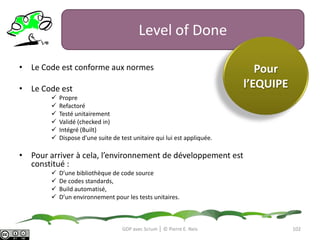 Au niveau stratégiqueGDP avec Scrum │ © Pierre E. Neis94