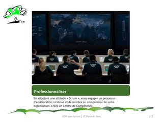 Pour chaque Item du Product Backlog (US)Quelle interface devons-nous rédiger?Quelle architecture devons-nous créer?Quelles tables devons-nous actualiser?Quels composants devons-nous mettre à jour ou créer?GDP avec Scrum │ © Pierre E. NeisSprintPlanning 2Design100