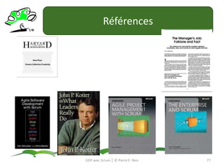 Le ScrumMaster travaille avec le ManagerGDP avec Scrum │ © Pierre E. Neis74