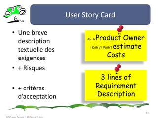 4 Artefacts79GDP avec Scrum │ © Pierre E. Neis