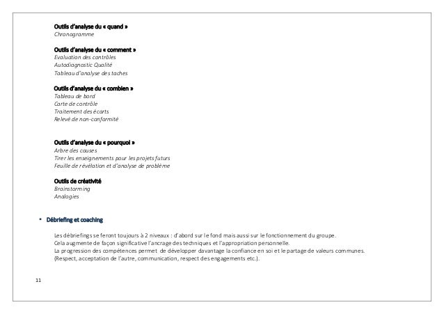 Gestion de projet sept 2016