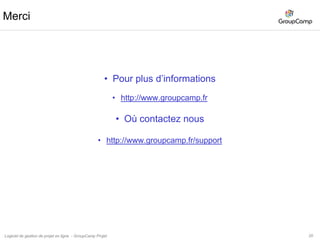Gestion des idées en mode projet  - GroupCamp