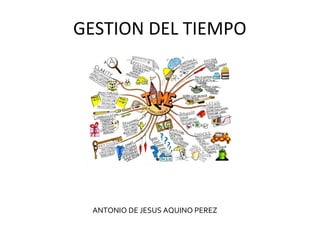 GESTION DEL TIEMPO
ANTONIO DE JESUS AQUINO PEREZ
 