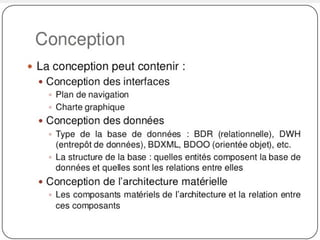Gestion d’un projet informatique
