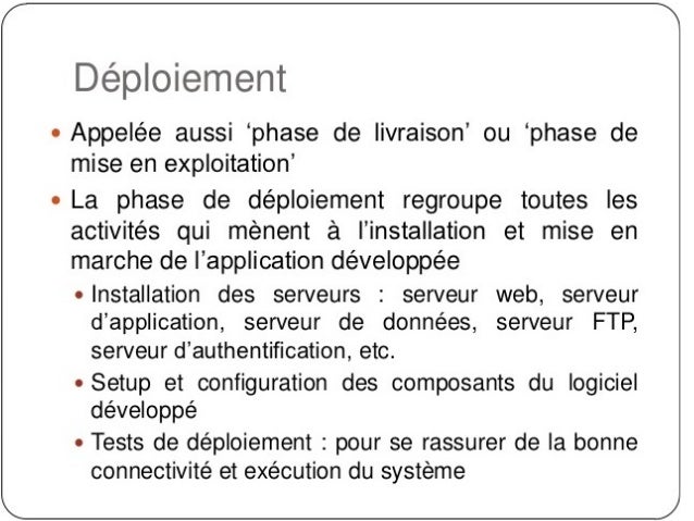 Gestion d’un projet informatique
