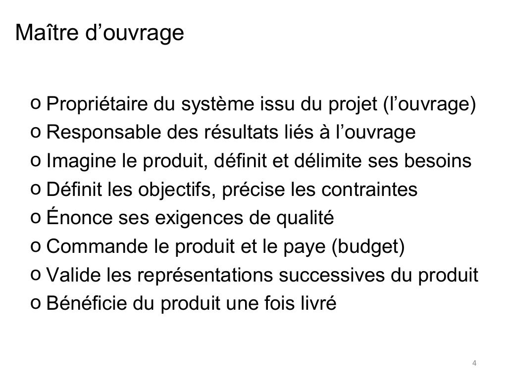 Gestion d’un projet informatique