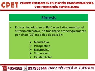 Gestion educativa