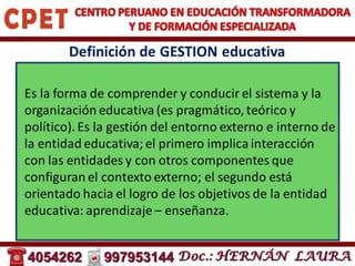 Gestion educativa