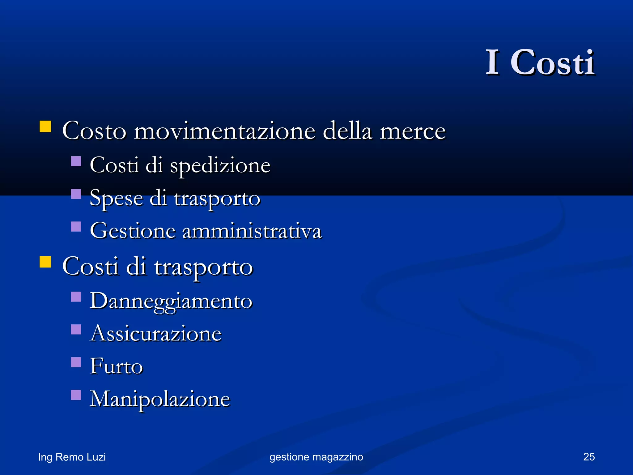La radiofrequenza per la gestione del magazzino