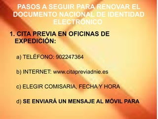 DNI ELECTRÓNICO DEFINICIÓN DE DNI ELECTRÓNICO 