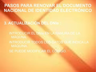 USOS DEL DNI ELECTRÓNICO 