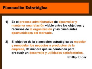 Gestion estrategica de las empresas | PPT