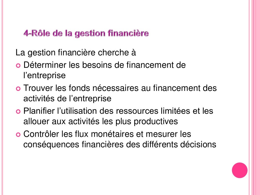 Gestion financière (2)