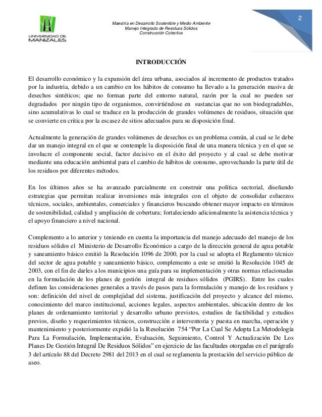 Gestion integral de residuos solidos pgirs (2)
