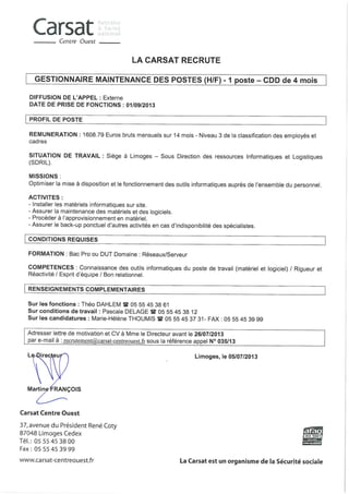 Gestionnaire maintenance poste_cdd_035-13