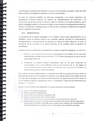 Gestion pedagogica