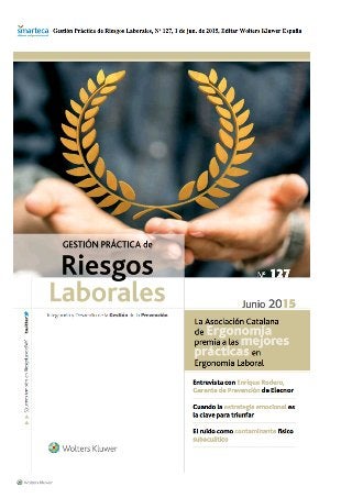 Artículo sobre el caso de éxito presentado por PrevenControl a los premios CatERGO publicado en la revista Gestión Práctica de Riesgos Laborales