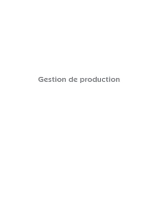 Gestion de production
 