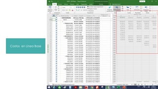 Costos en Línea Base
 