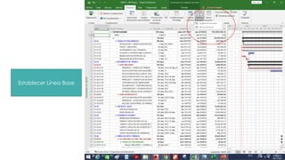 Establecer Línea Base
 