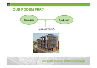 QUÈ PODEM FER?




           MINIMITZACIÓ
 