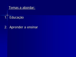 Gestão da Aprendizagem