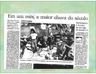 Gestão das águas Drenagem Urbana