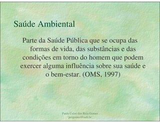 Gestão das águas Drenagem Urbana