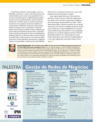 Gestao de Redes de Negocios