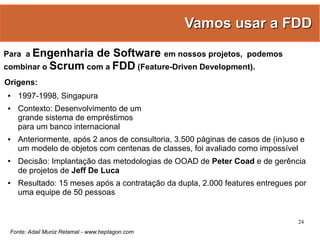 Gestão Ágil de Projetos com Scrum e FDD - Manoel Pimentel