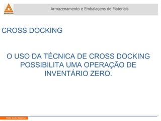 CROSS DOCKING O USO DA TÉCNICA DE CROSS DOCKING POSSIBILITA UMA OPERAÇÃO DE INVENTÁRIO ZERO. Armazenamento e Embalagens de Materiais Helio Souto Dapena 