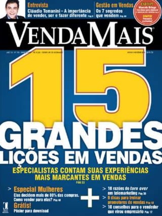 Gestão Comercial Revista Venda Mais Editora Quantum