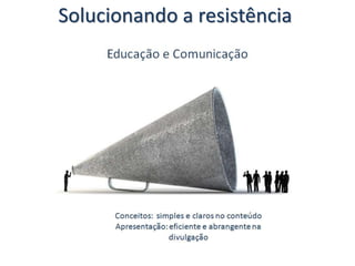 Solucionando a resistência
 