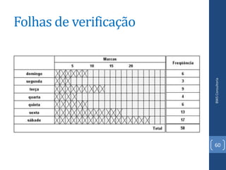 Folhas de verificação




                        BWS Consultoria
                        60
 