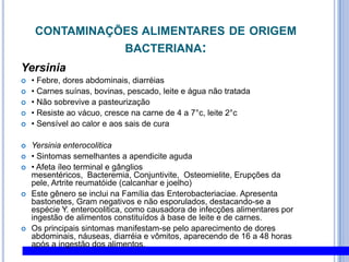 4. Contaminantes E PROCESSO DE CONTAMINAÇÃO DE ALIMENTOS: