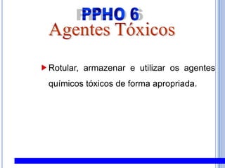BPF – HIGIENE OPERACIONALArmazenamento de matéria-prima, insumos e embalagens:as matérias-primas, insumos e embalagem devem ser armazenados em condições que impeçam a contaminação e/ou desenvolvimento de microrganismos, as matérias-primas e insumos devem ser armazenados em condições que impeçam a alteração do produto e danos à sua embalagem;as matérias-primas e insumos devem ser armazenados em local próprio, fresco e com ventilação adequada;o armazenamento de insumos deve ser feito sobre estrados;as matérias-primas e insumos devem ser devidamente identificados (lote, validade);embalagens de insumos que não tenha sido totalmente usadas devem ser mantidas fechadas, armazenadas e identificadas quanto ao conteúdo, data e lote;as matérias-primas e insumos rejeitados devem ser segregados dos demais e identificados;os armazéns devem trabalhar no sistema fifo (firstin-first out: primeiro que entra, primeiro que sai);
