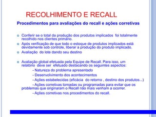 A garantia de segurança alimentar na cadeia produtiva da carne e do leite depende, do controle de qualidade realizado desde a produção primária até a mesa do consumidor. Ou seja, a única forma de se estimar o grau de segurança (ou risco) no consumo de um determinado alimento é a implementação de procedimentos de controle ao longo do processo produtivo.  (Durr, J.)