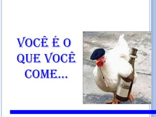 Você é o que você come...