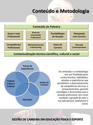 Gestão de Carreira em ed. física. | PDF